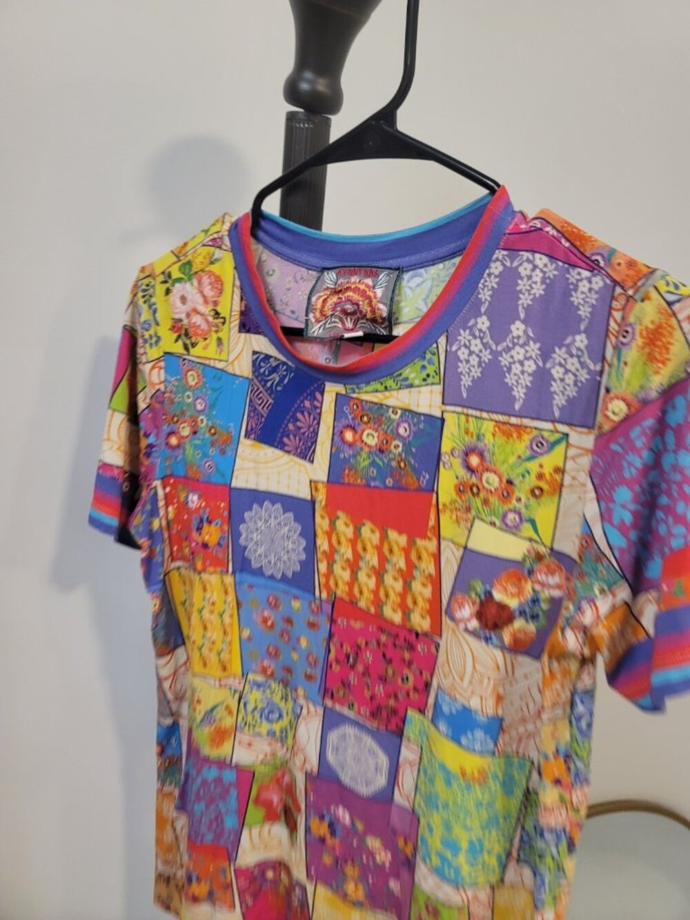 Johnny Was The Janie Favorite Short Sleeve Crew Neck Tee Multicol T18324 M - Picture 2 of 5
